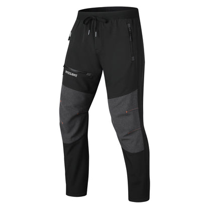Herren Winter Fahrradhose gefüttert mit Sitzpolster, windabweisend & warm