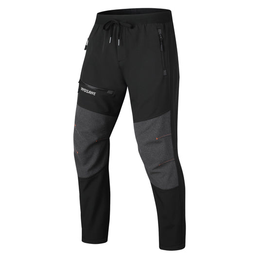 Herren Winter Fahrradhose gefüttert mit Sitzpolster, windabweisend & warm