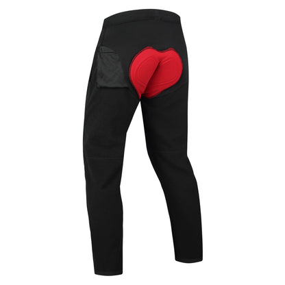 Herren Winter Fahrradhose gefüttert mit Sitzpolster, windabweisend & warm
