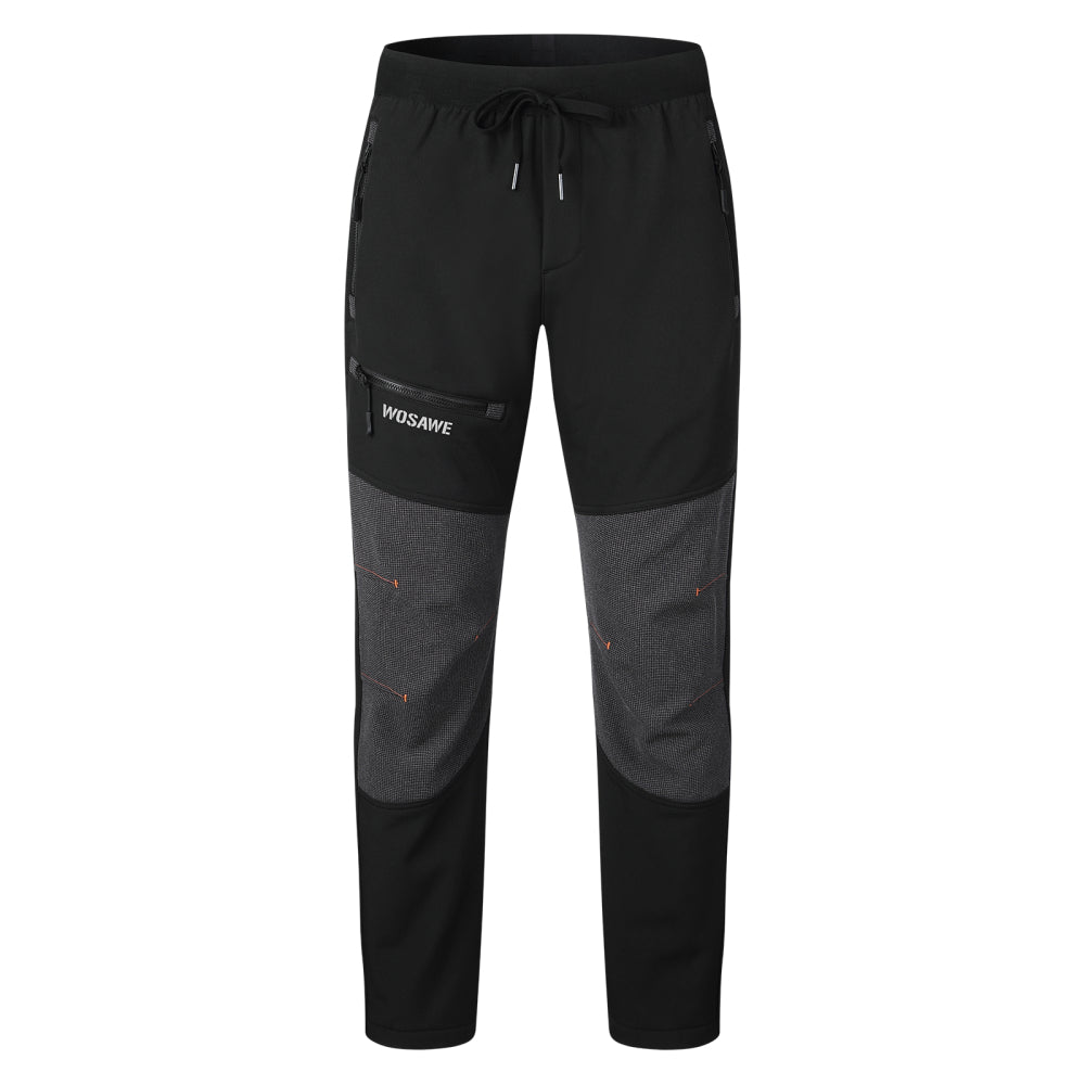 Herren Winter Fahrradhose gefüttert mit Sitzpolster, windabweisend & warm