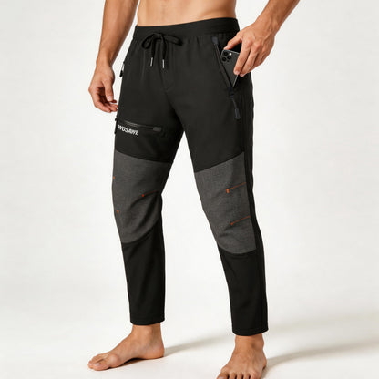 Herren Winter Fahrradhose gefüttert mit Sitzpolster, windabweisend & warm