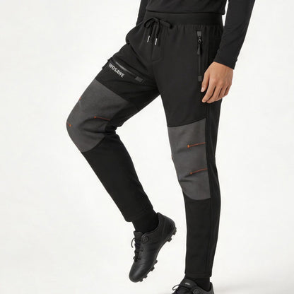 Herren Winter Fahrradhose gefüttert mit Sitzpolster, windabweisend & warm