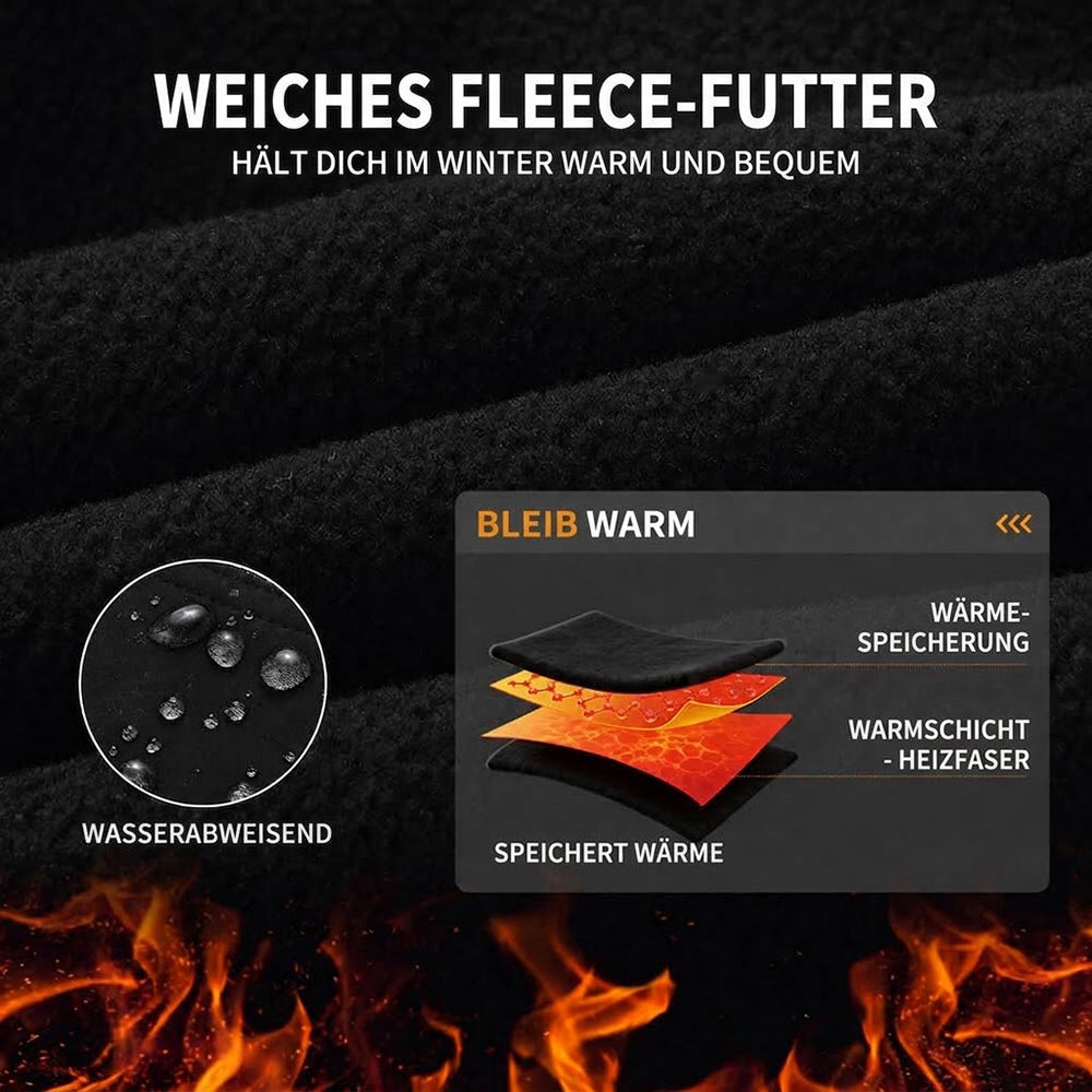 Herren Winter Fahrradhose gefüttert mit Sitzpolster, windabweisend & warm