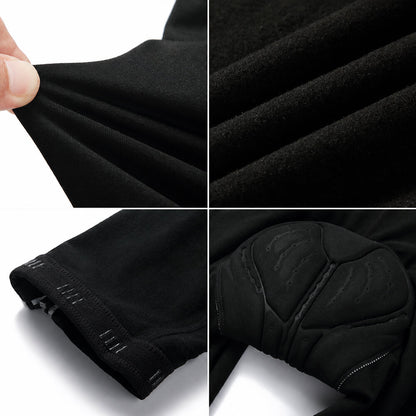 Herren Winter Fahrradhose mit Fleece-Futter und Sitzpolster – Warme Radhose