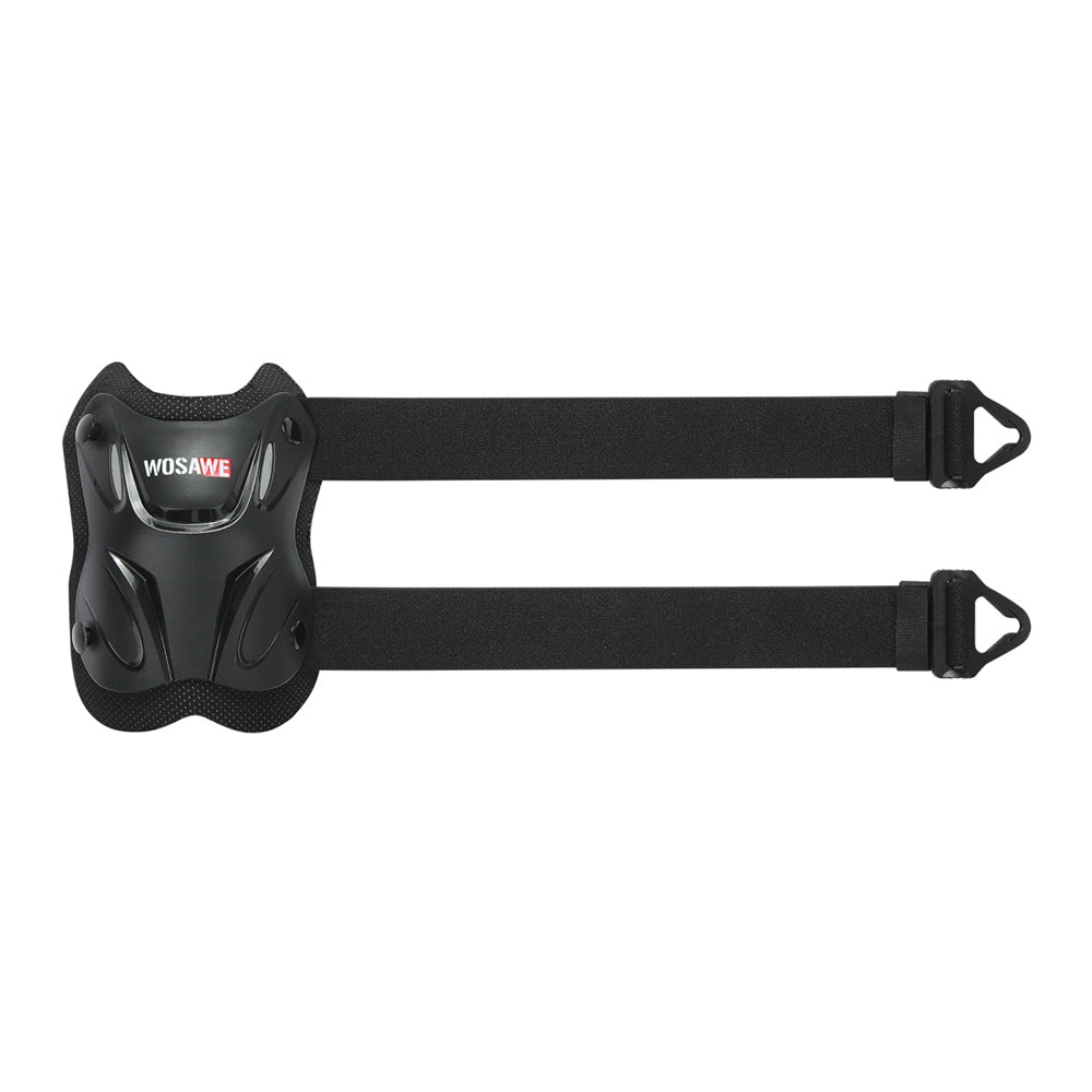 Motorrad Protektoren Set Knie & Ellbogen, PE-Hartschale, EVA, Verstellbar, Schwarz