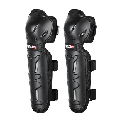 Motorrad Knieschoner & Ellenbogenschoner PE-Schale EVA Schwarz