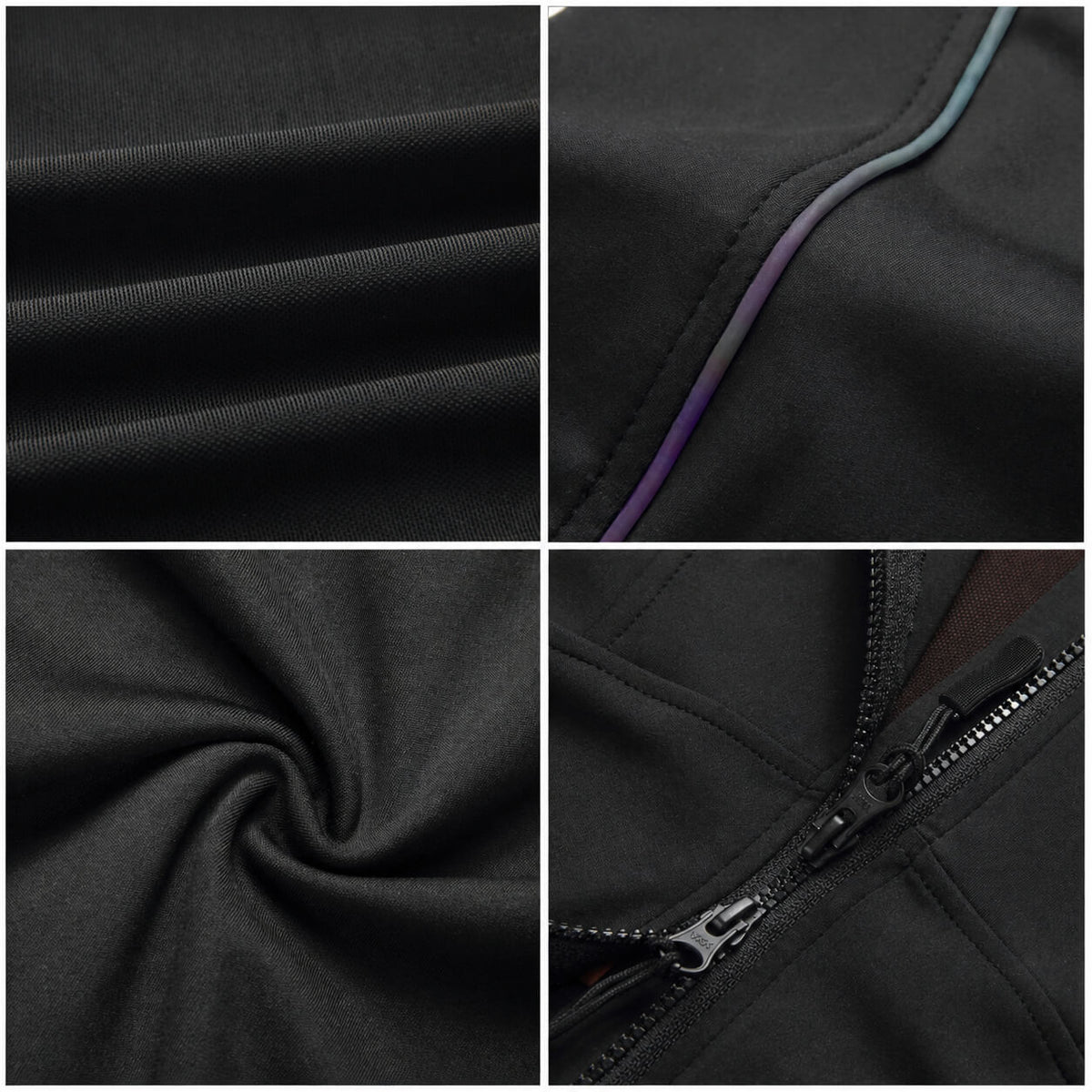 Motorradjacke Damen Atmungsaktiv & Elastisch mit Protektorentaschen (Ohne Protektoren)