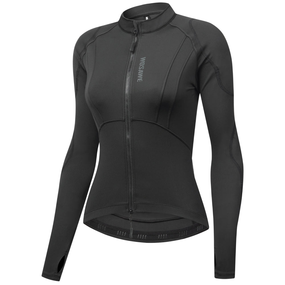 Motorradjacke Damen Atmungsaktiv & Elastisch mit Protektorentaschen (Ohne Protektoren)