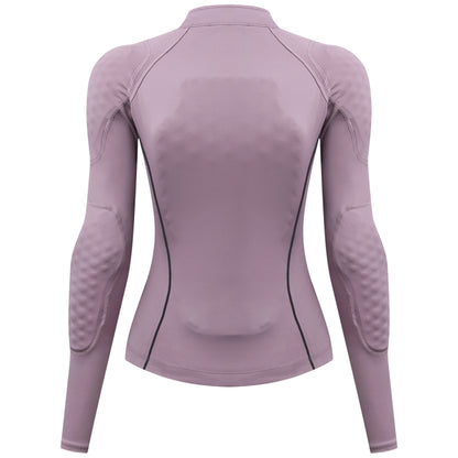 Motorradjacke Damen Atmungsaktiv & Elastisch mit Protektorentaschen (Ohne Protektoren)