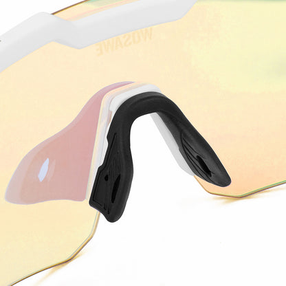 Photochromatische Fahrradbrille – TR90 Sportbrille mit UV400-Schutz für Damen und Herren