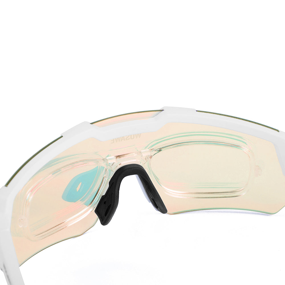 Photochromatische Fahrradbrille – TR90 Sportbrille mit UV400-Schutz für Damen und Herren