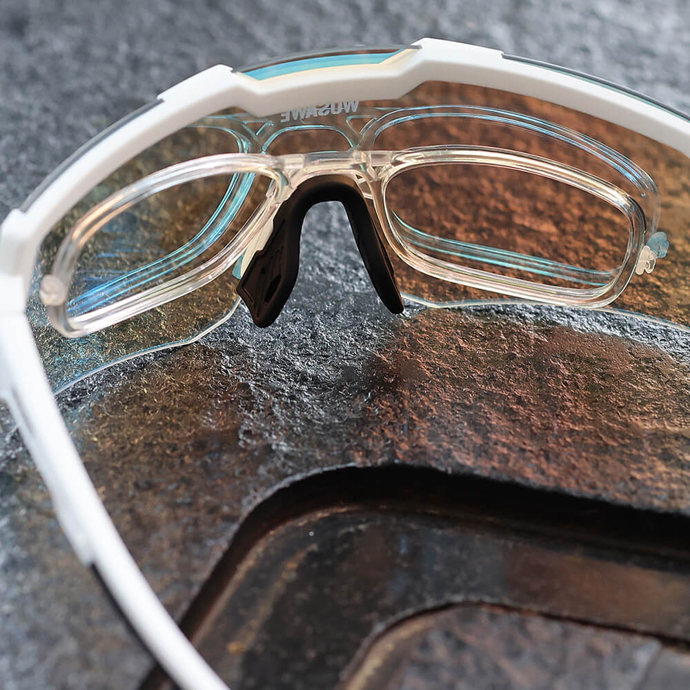 Photochromatische Fahrradbrille – TR90 Sportbrille mit UV400-Schutz für Damen und Herren