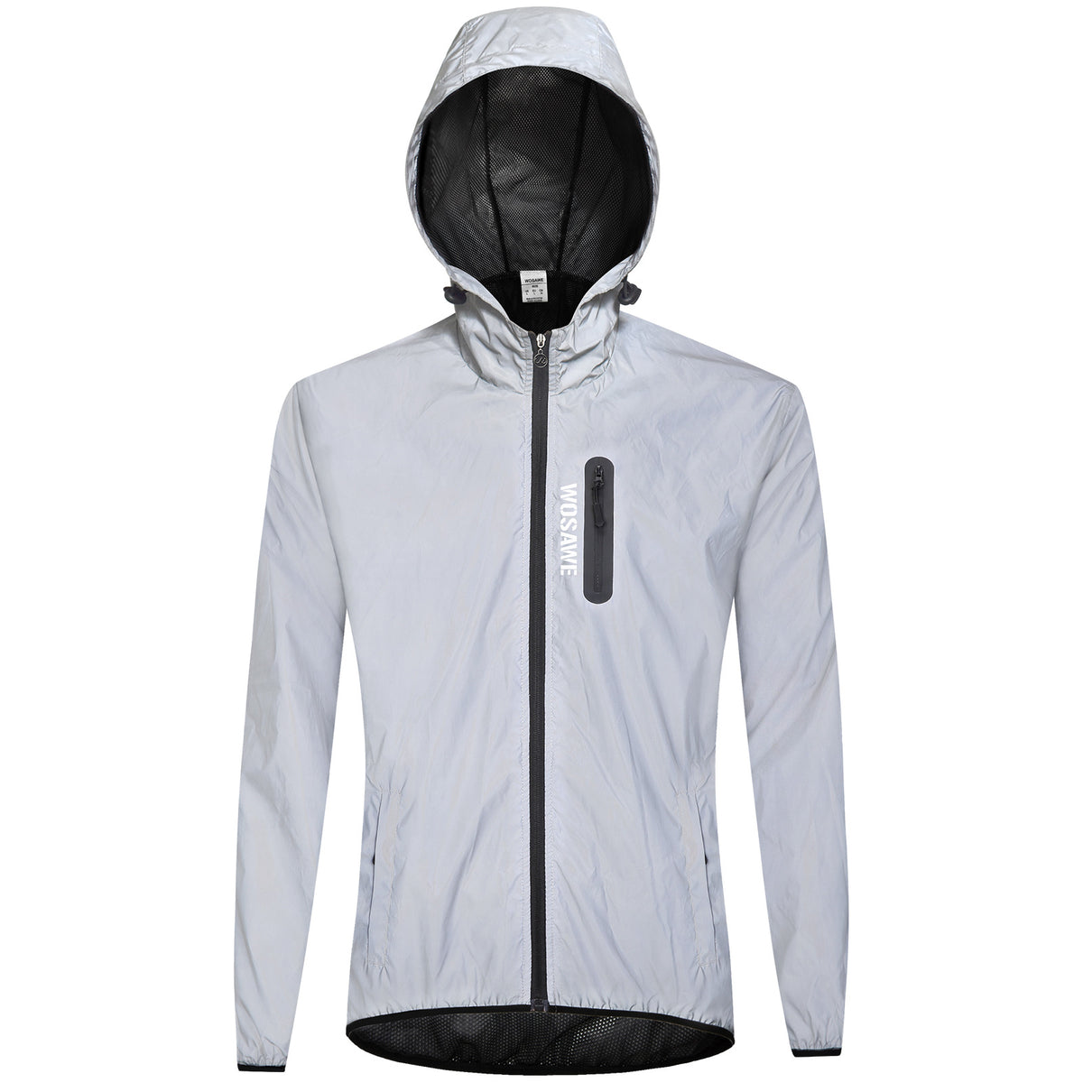 Reflektierende Fahrradjacke für Damen und Herren – Leichte MTB-Windjacke
