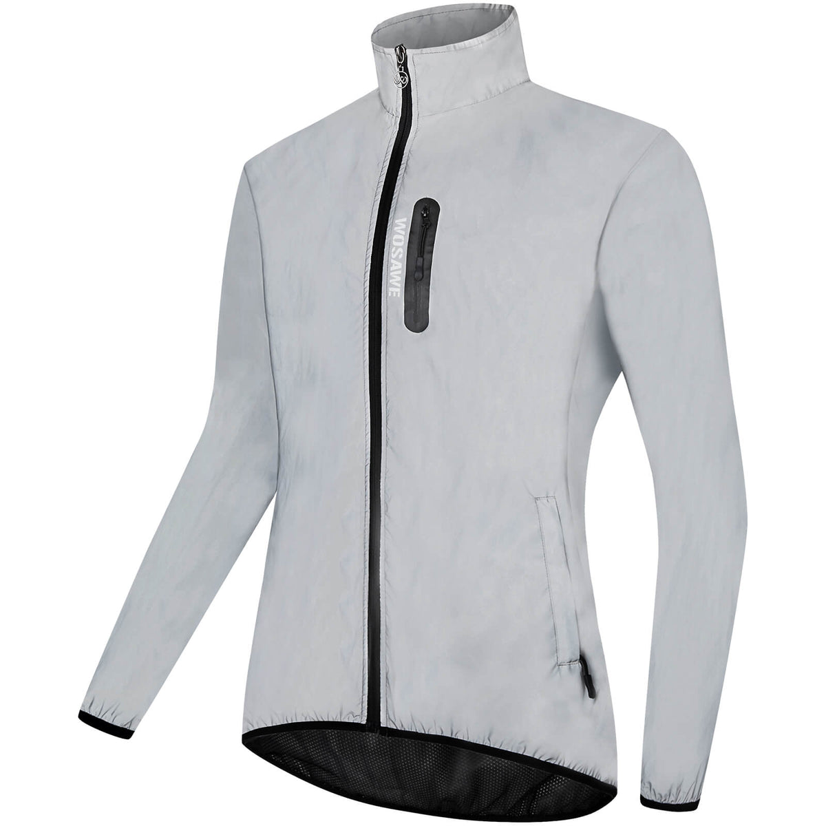 Reflektierende Fahrradjacke für Damen und Herren – Leichte MTB-Windjacke