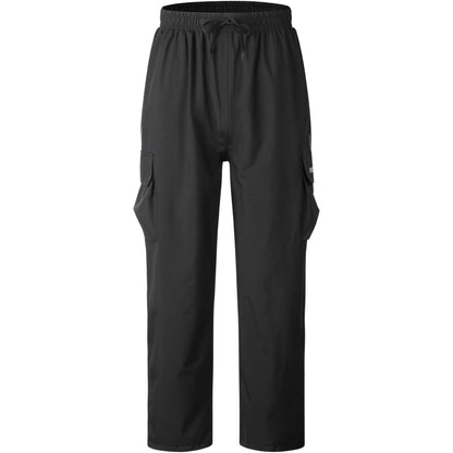 Regenhose Outdoor – Wasserdicht & Winddicht mit Cargotaschen und Reflektierenden Elementen