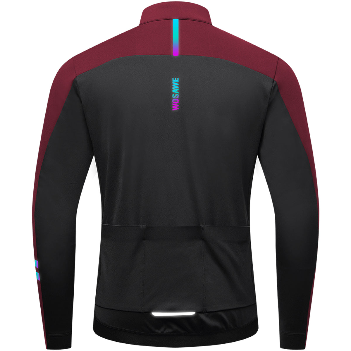 Thermo Fahrradjacke für Damen und Herren – Winddicht, reflektierend und mit mehreren Taschen