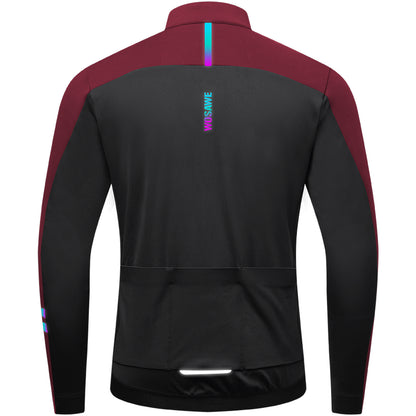 Thermo Fahrradjacke für Damen und Herren – Winddicht, reflektierend und mit mehreren Taschen