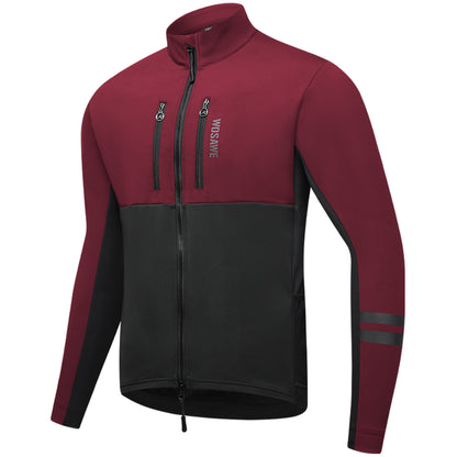 Thermo Fahrradjacke für Damen und Herren – Winddicht, reflektierend und mit mehreren Taschen