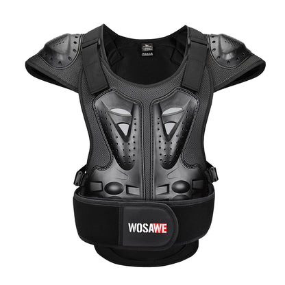 Unisex Motorrad Protektorenweste mit PE-Hartschalen