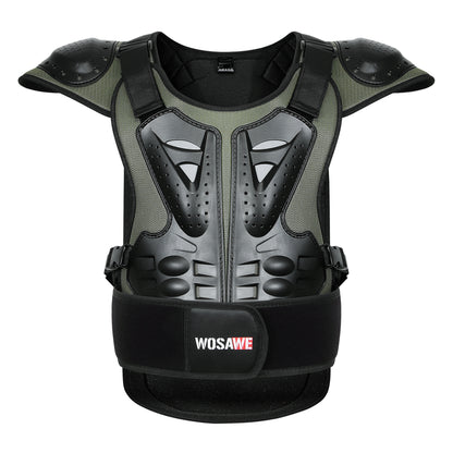 Unisex Motorrad Protektorenweste mit PE-Hartschalen