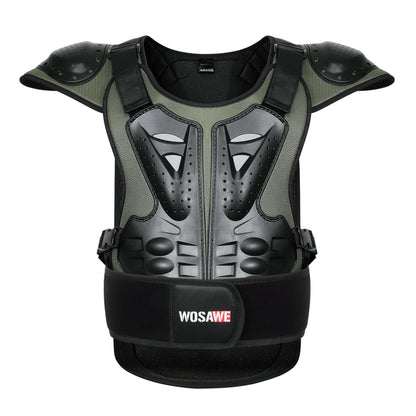 Unisex Motorrad Protektorenweste mit PE-Hartschalen