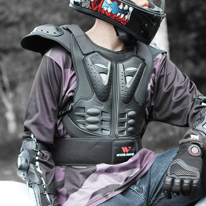 Unisex Motorrad Protektorenweste mit PE-Hartschalen