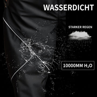 Wasserdichte Fahrradhose – Winddichte Regenhose mit Reflektoren für Damen und Herren