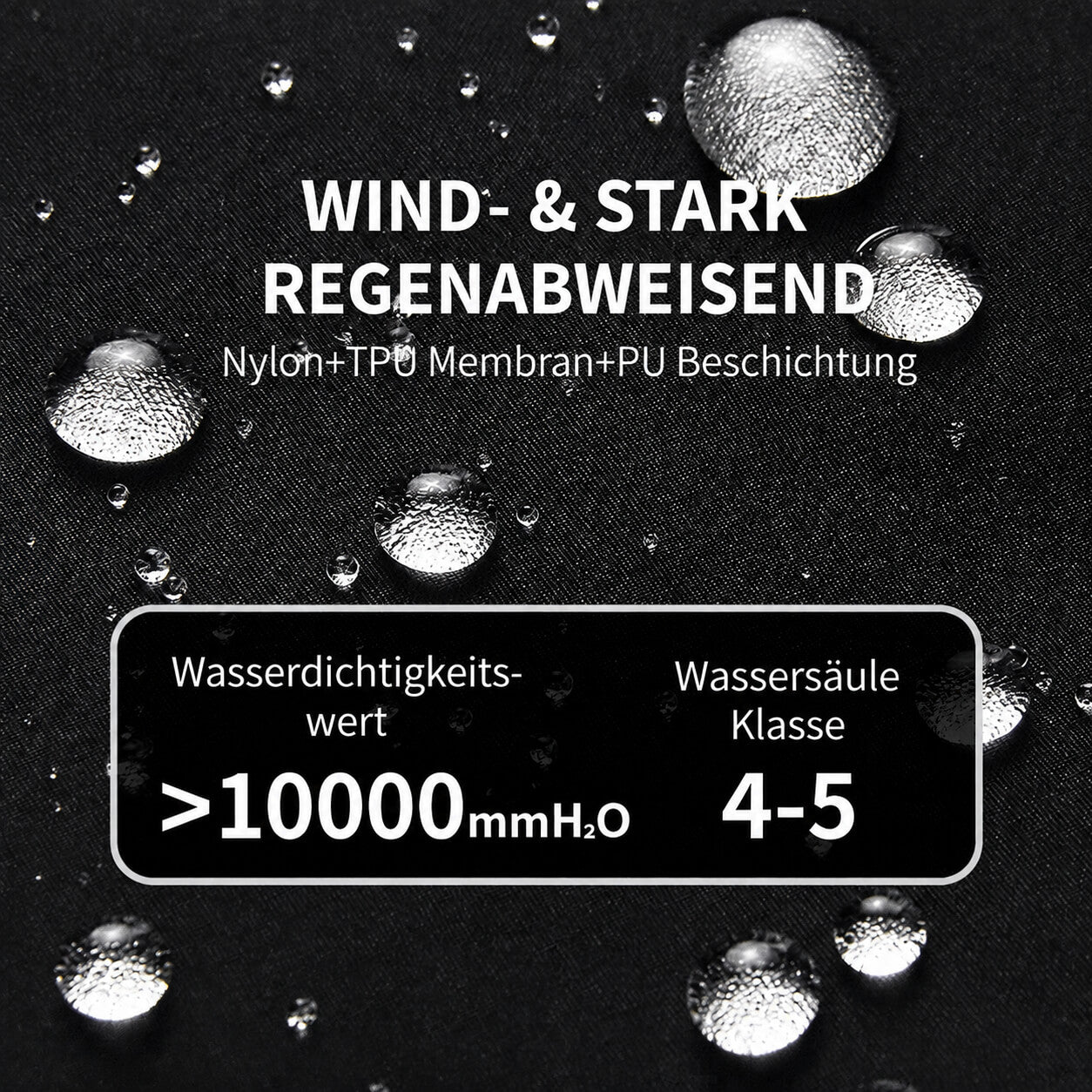 Wasserdichte Fahrradhose – Winddichte Regenhose mit Reflektoren für Damen und Herren