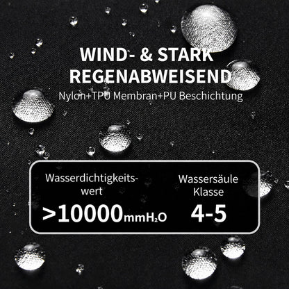 Wasserdichte Fahrradhose – Winddichte Regenhose mit Reflektoren für Damen und Herren