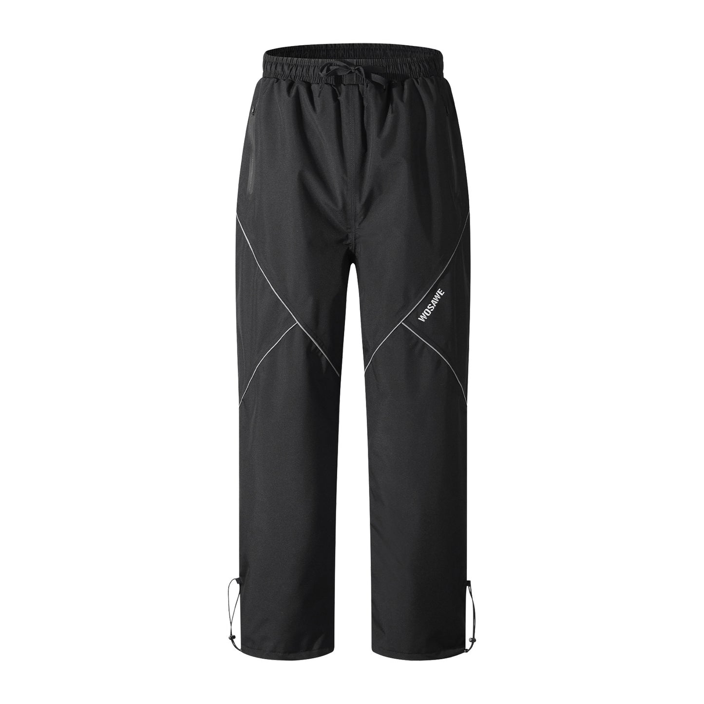 Wasserdichte Fahrradhose – Winddichte Regenhose mit Reflektoren für Damen und Herren