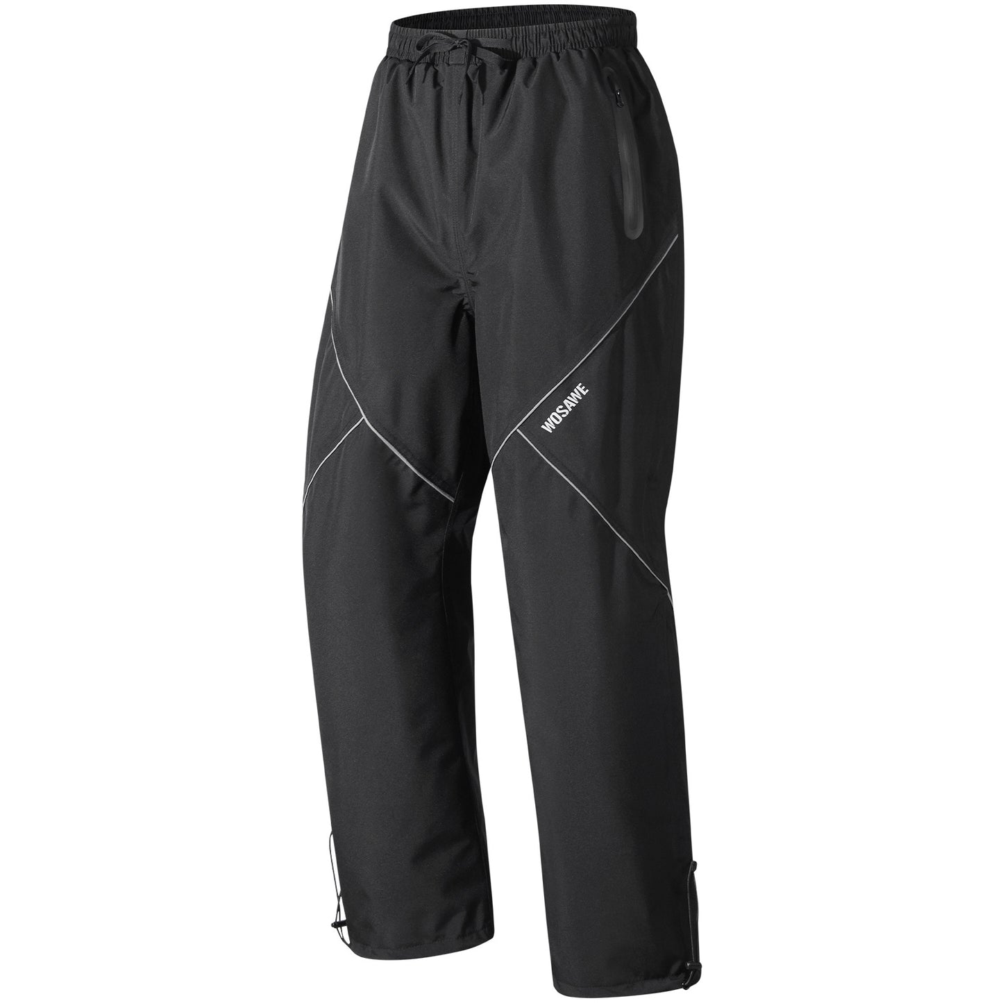 Wasserdichte Fahrradhose – Winddichte Regenhose mit Reflektoren für Damen und Herren