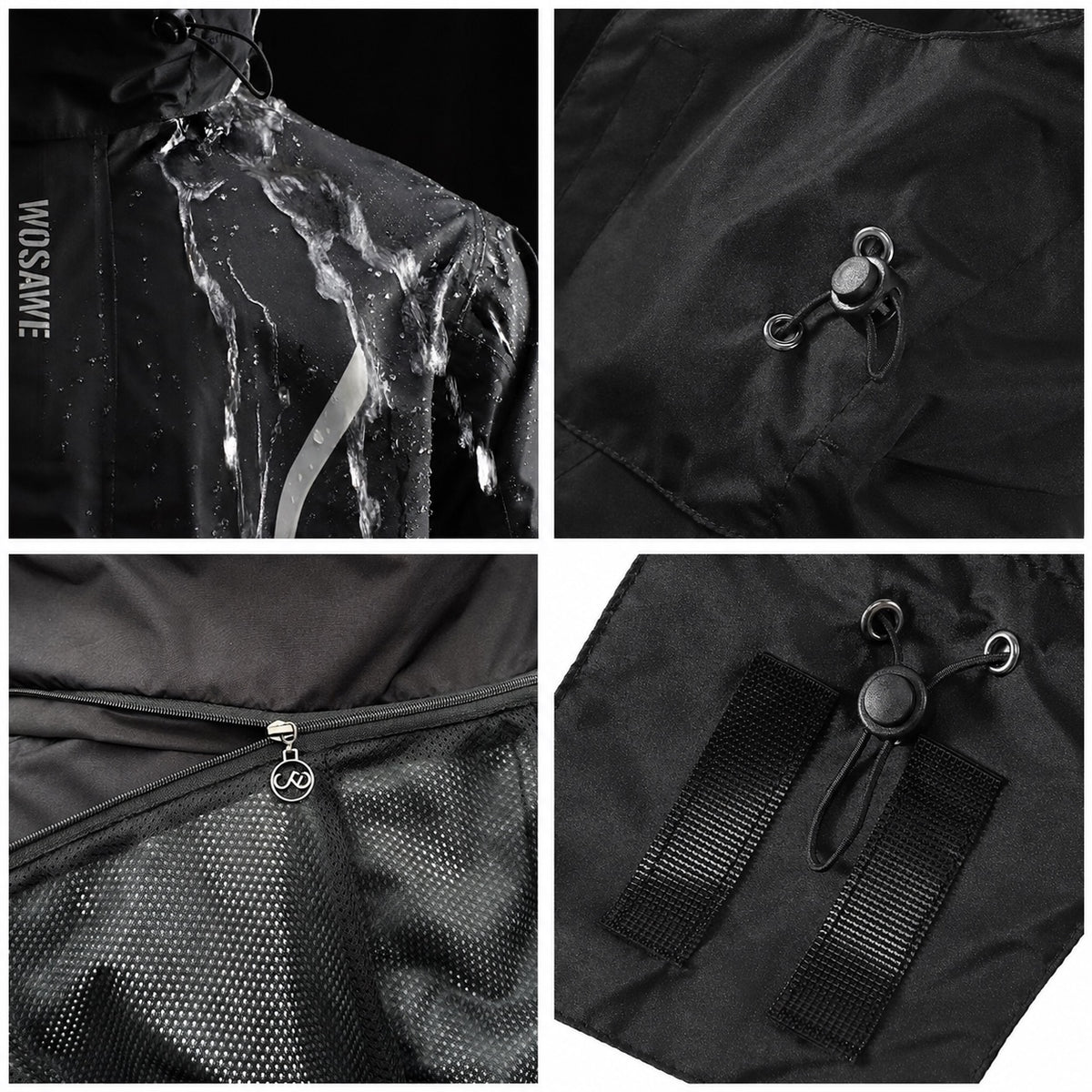 Wasserdichte Fahrradjacke und Regenjacke für Damen und Herren – Für Rennrad, Wandern und Outdoor-Aktivitäten