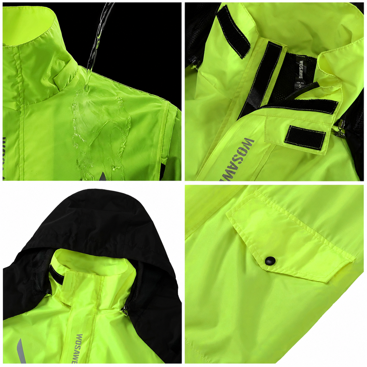 Wasserdichte Fahrradjacke und Regenjacke für Damen und Herren – Für Rennrad, Wandern und Outdoor-Aktivitäten