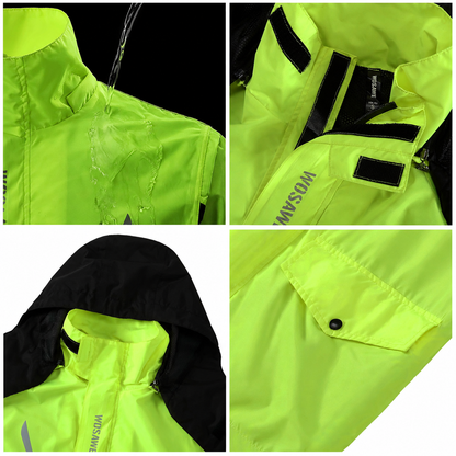 Wasserdichte Fahrradjacke und Regenjacke für Damen und Herren – Für Rennrad, Wandern und Outdoor-Aktivitäten