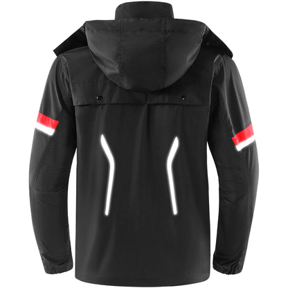 Wasserdichte Fahrradjacke und Regenjacke für Damen und Herren – Für Rennrad, Wandern und Outdoor-Aktivitäten