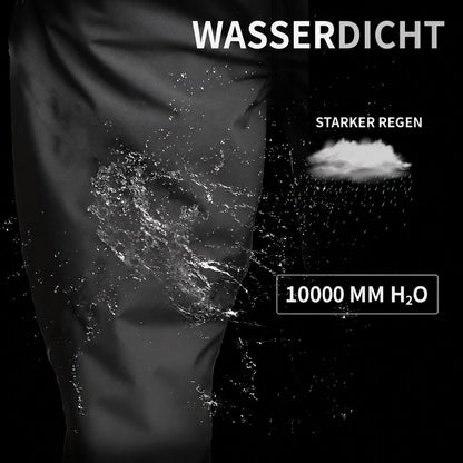 Wasserdichte Überhose mit Schuhüberziehern – Regenhose für Fahrrad & Outdoor